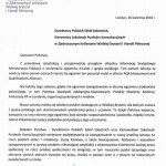 Podziękowania od Ambasadora